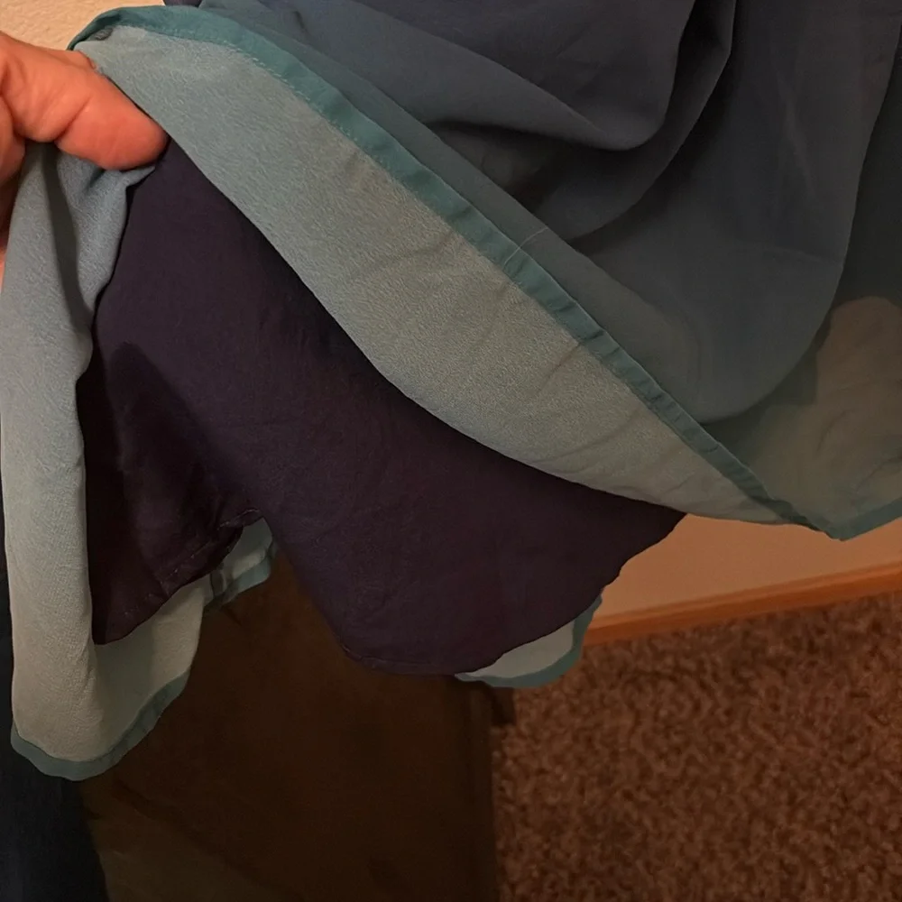 EShakti Dress custom Women’s Size 10 knee length ombre dress, pockets NWOT - Picture 3 of 9